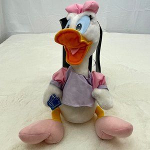 Vintage Disney Applause Daisy Duck 12" Plush Stuffed Toy